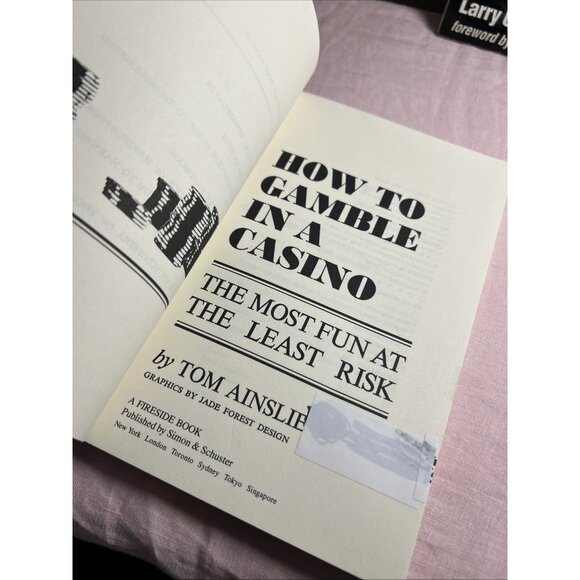 Lot Of 2 Gambling Books How To Gamble In A Casino & To Bid Or Not To Bid - Picture 5 of 11